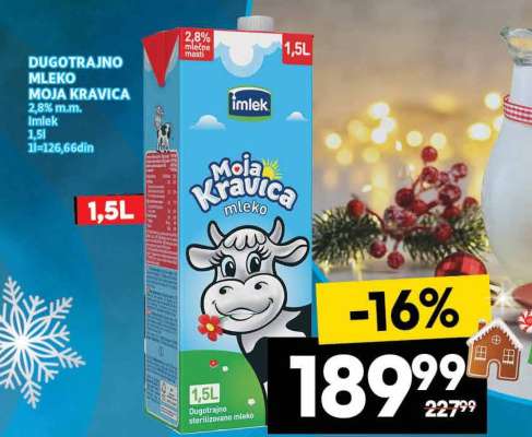 DUGOTRAJNO MLEKO Moja Kravica