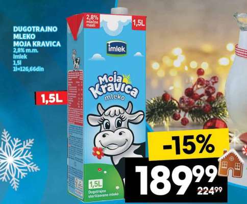 DUGOTRAJNO MLEKO Moja Kravica