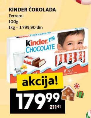 Kinder Čokolada
