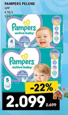 Pampers pelene