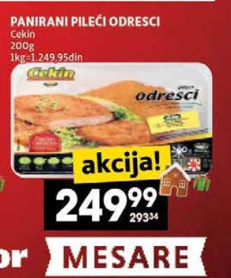 Panirani pileći odresci