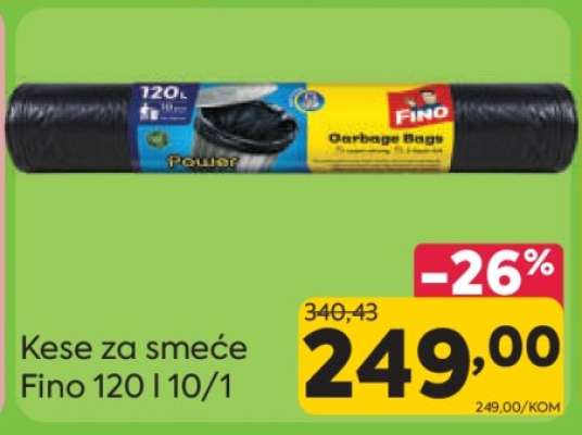 Kese za smeće Fino 120 l 10/1