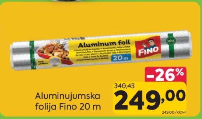 Aluminijumska folija Fino 20 m