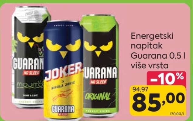 Energetski napitak Guarana 0.5 l