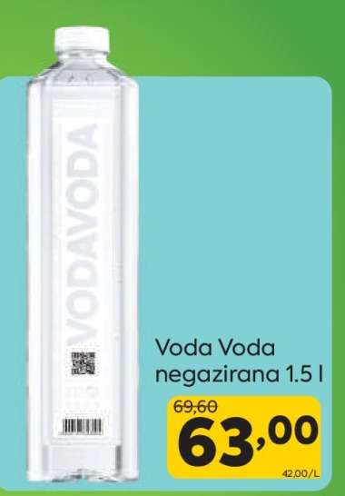 Voda Voda negazirana 1.5 l
