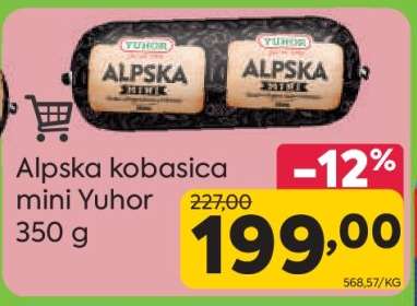 Alpska kobasica mini Yuhor