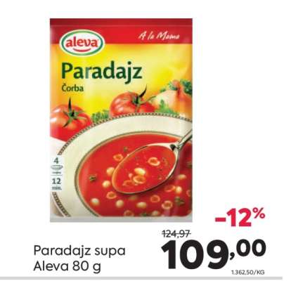 Paradajz supa Aleva 80 g