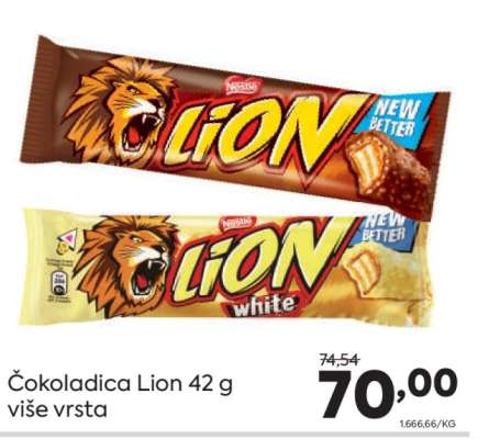 Čokoladica Lion 42 g