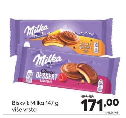 Biskvit Milka 147 g