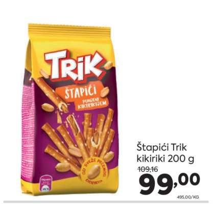Štapići Trik kikiriki 200 g