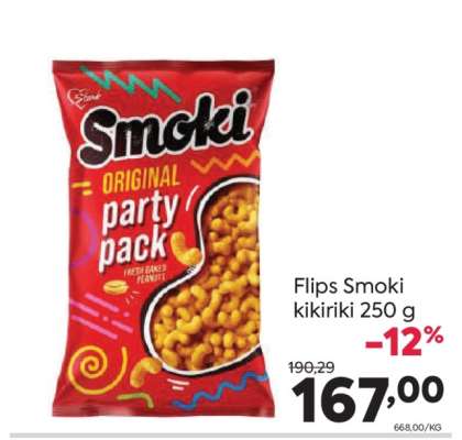 Flips Smoki kikiriki 250 g