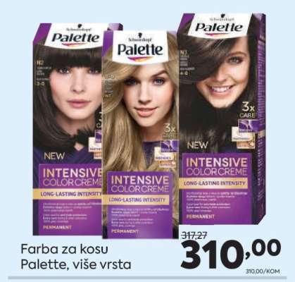 Farba za kosu Palette, više vrsta