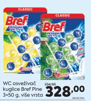 WC osveživač kuglice Bref Pine