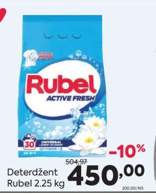 Deterdžent Rubel 2.25 kg