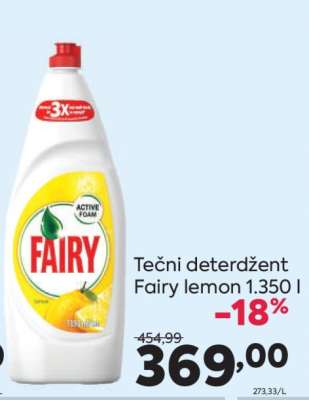 Tečni deterdžent Fairy lemon 1.350 l