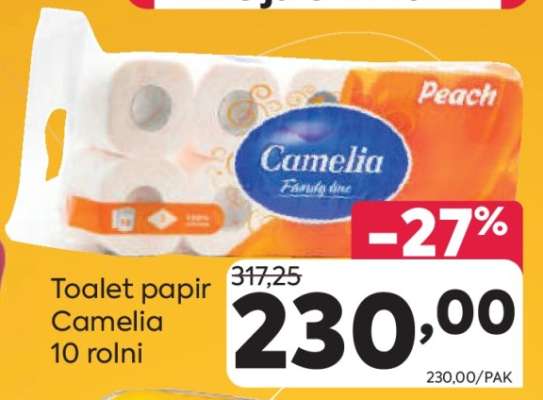 Toalet papir Camelia 10 rolni