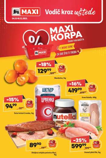 Maxi katalog - 04.12.2025 - 10.12.2025.