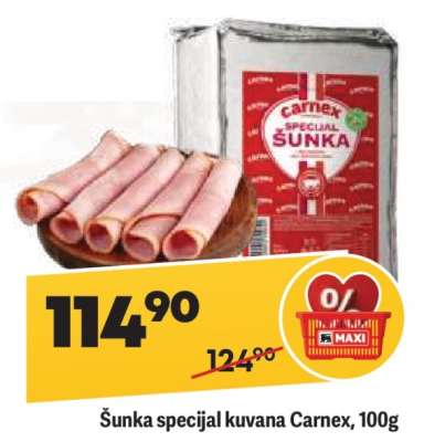 Šunka specijal kuvana Carnex 100g