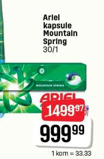 Ariel kapsule Mountain Spring 30/1