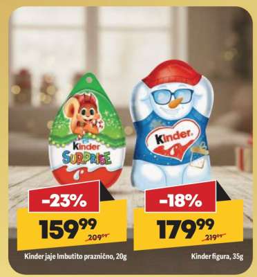 Kinder jaje Imbutito praznično, 20g