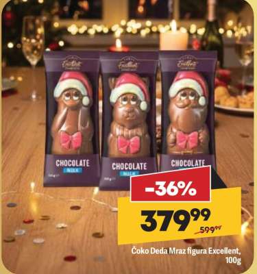 Čoko Deda Mraz figura Excellent, 100g