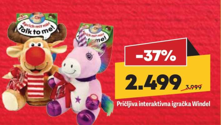 Pričljiva interaktivna igračka Windel