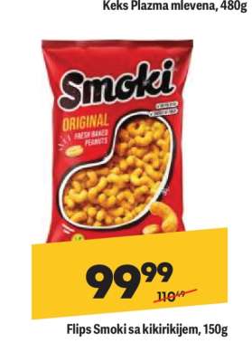 Flips Smoki sa kikirikijem 150g