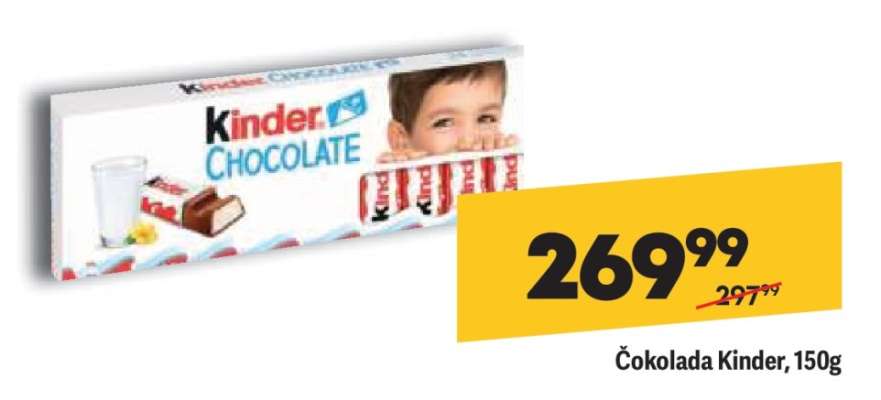 Čokolada Kinder 150g