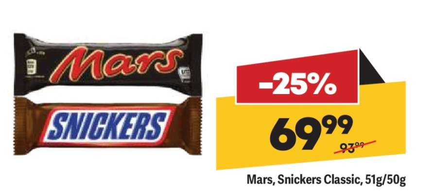 Mars, Snickers Classic 51g, 50g