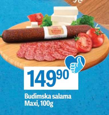 Budimska salama Maxi, 100g
