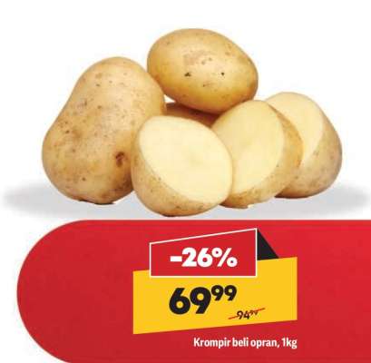 Krompir beli opran 1kg