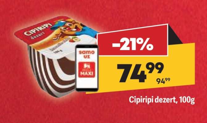 Cipiripi dezert 100g