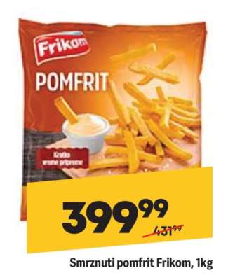 Smrznuti pomfrit Frikom, 1kg
