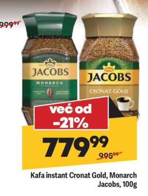 Kafa instant Cronat Gold Monarch Jacobs 100g