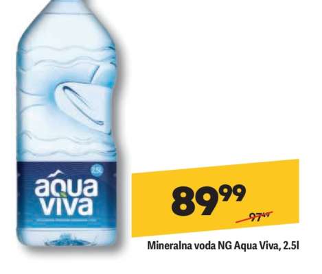 Mineralna voda ng Aqua Viva 2.5l