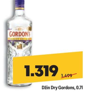 Džin Dry Gordons, 0,7l
