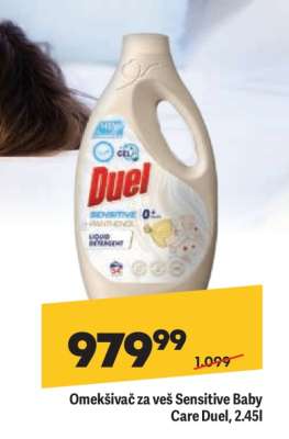 Omekšivač za veš Sensitive Baby Care Duel, 2.45l