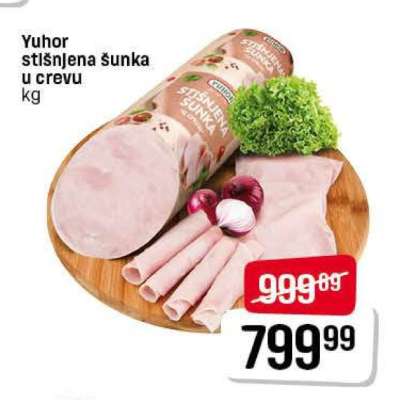 Yuhor stišnjena šunka u crevu