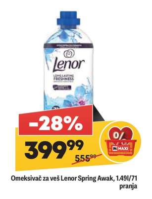 Omekšivač za veš Lenor Spring Awak, 1.49l/71 pranja