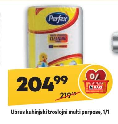 Ubrus kuhinjski troslojni Multi Purpose , 1/1