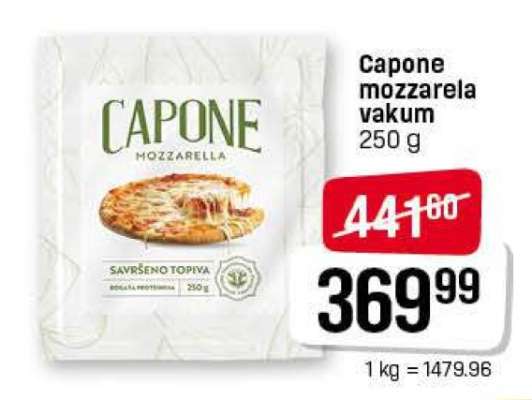 Capone mozzarela vakum