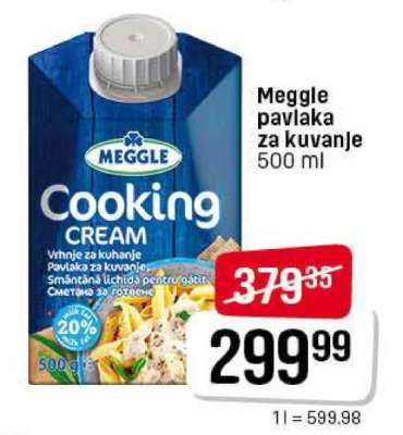 Meggle pavlaka za kuvanje 500 ml