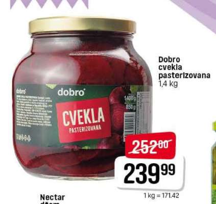 Dobro cvekla pasterizovana