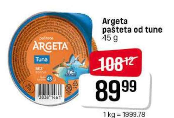 Argeta pašteta od tune