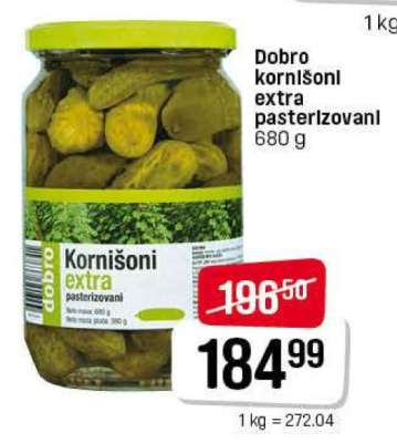 Dobro kornišoni extra pasterizovani