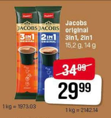 Jacobs original 3in1, 2in1