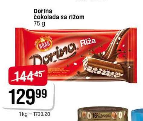 Dorina čokolada sa rižom