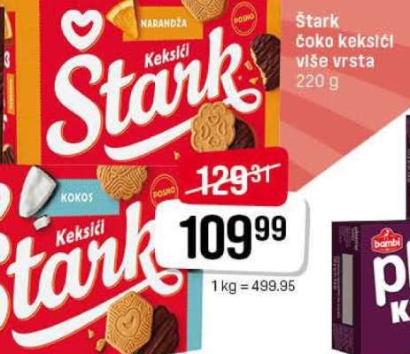 Štark čoko keksici više vrsta
