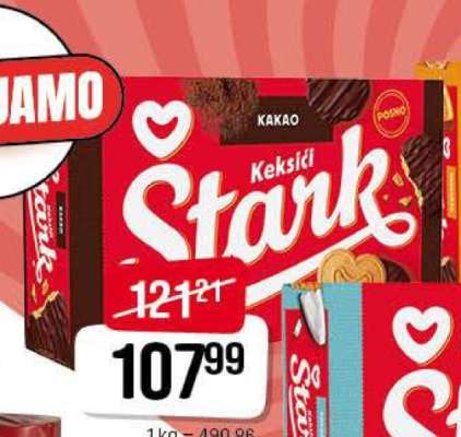 Štark keksici kakao