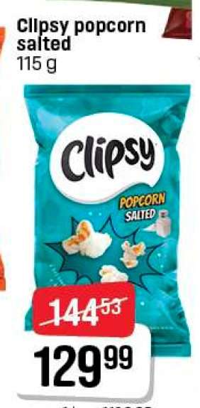 Clipsy popcorn salted